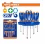 WADFOW JUEGO DE DESTORNILLADORES DE MATERIAL CV-R  WSS1416 16PCS World Shop