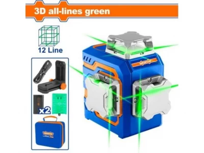 WADFOW  NIVEL LASER 3D VERDE  WLE2M12 World Shop