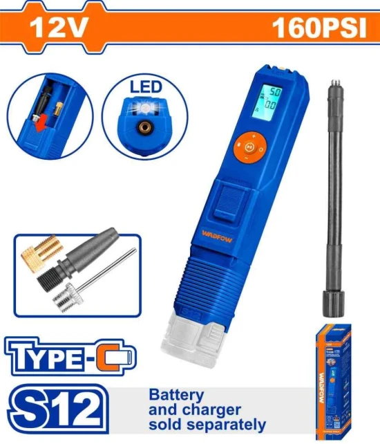 WADFOW COMPRESOR DE AIRE AUTOMÁTICO  12V 160PSI   WLN1512 World Shop