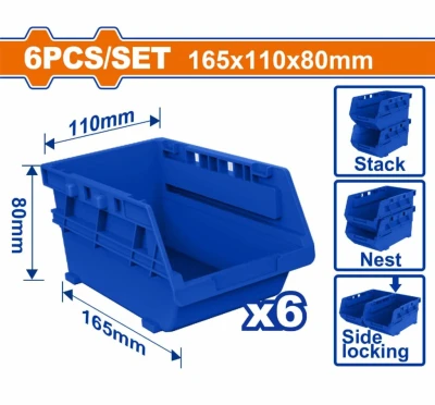 WADFOW CONTENEDORES DE ALMACENAMIENTO 6PCS   WTB8336 World Shop