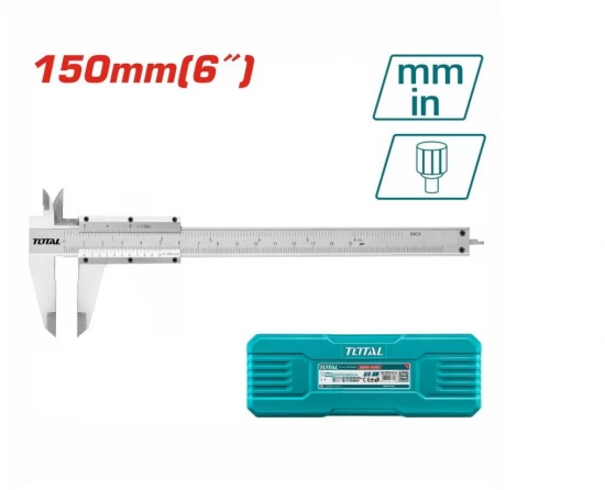 TOTAL  CALIBRADOR ANÁLOGICO  150MM  TMT311501  World Shop