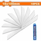 WADFOW  HOJAS DE CUCHILLA 18X 100MM   WMK1K18 World Shop