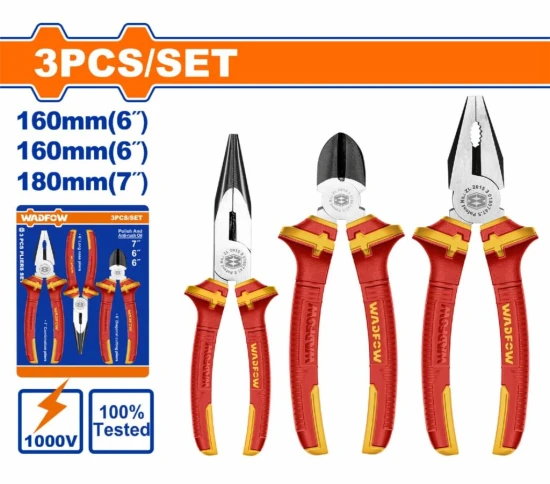WADFOW SET ALICATES  AISLADAS 3PCS  WPS0633  World Shop