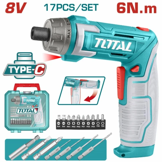 TOTAL ATORNILLADOR 8V TSDLI08025   2VOL  World Shop