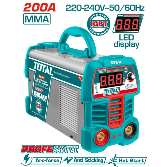 TOTAL  MÁQUINA DE SOLDAR 200A TW220069   TIG/MMA World Shop