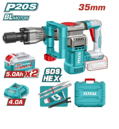 TOTAL MARTILLO PERFORADOR 20V 35MM TDBLI203582 World Shop