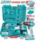 TOTAL TALADRO DE IMPACTO CON JUEGO DE HERRAMIENTAS 165PCS THKTHP11652  World Shop