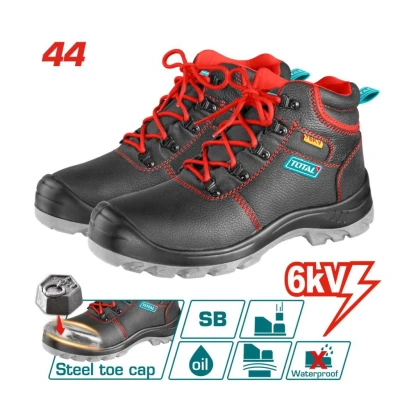 TOTAL  BOTAS DE SEGURIDAD  TSP207IDSB.44  NEGRO/ROJO   World Shop