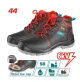 TOTAL  BOTAS DE SEGURIDAD  TSP207IDSB.44  NEGRO/ROJO   World Shop