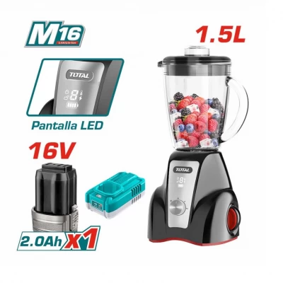 TOTAL LICUADORA INALAMBRICA 16V  TJB052K World Shop