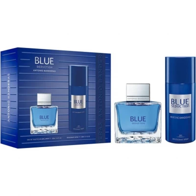 ANTONIO BANDERAS KIT PERFUME MASCULINO BLUE SEDUCTION 2PCS 100ML World Shop