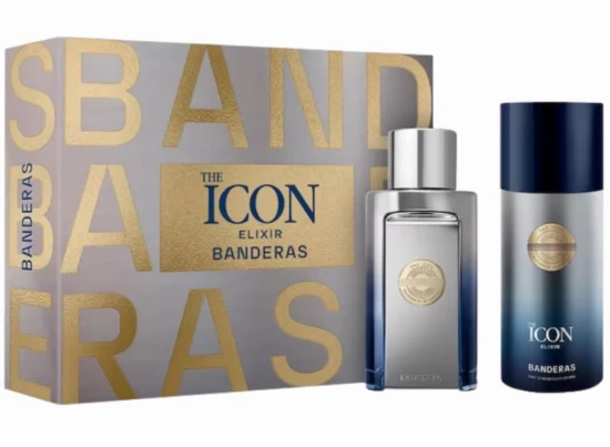ANTONIO BANDERAS KIT PERFUME MASCULINO THE ICON ELIXIR 2PCS World Shop