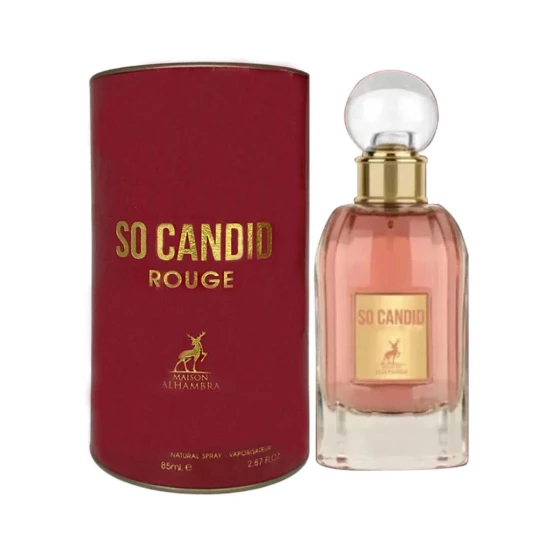 PERFUME MAISON ALHAMBRA SO CANDID ROUGE EDP FEMENINO  85ML World Shop