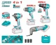 TOTAL COMBO 4PCS INÁLAMBRICO  20V  TOSLI240969 World Shop