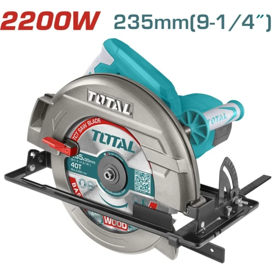 TOTAL SIERRA CIRCULAR  2200W 9  TS122235622  World Shop