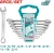 TOTAL  JUEGOS DE LLAVES COMBINADAS 8PCS  UTHT102286  World Shop