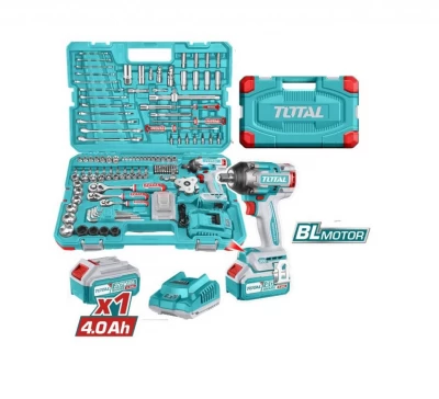 TOTAL KIT DE  HERRAMENTAS 20V THKTHP31522 152PCS  World Shop