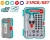 TOTAL JUEGO DE DESTORNILLADORES CON LLAVE MANGO T  TACSD30316 31PCS World Shop