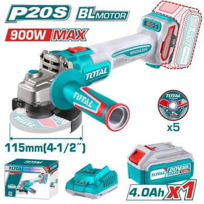 TOTAL  AMOLADORA ANGULAR  20V TAGLI261521 World Shop