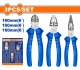 WADFOW JUEGO DE ALICATES 3PCS  WPS0623   World Shop
