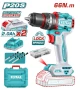 TOTAL TALADRO INÁLAMBRICO   20V  TDLI20668 MOTOR SIN ESCOBILLAS  World Shop