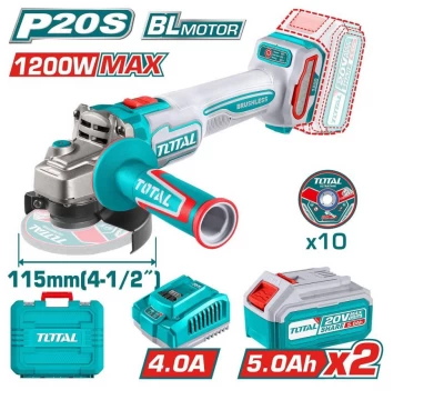 TOTAL AMOLADORA 20V TAGLI2211532 World Shop