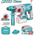 TOTAL ROTOMARTILLO 20V  TRHLI202287 2B 4A.H MOTOR SIN ESCOBILLAS World Shop