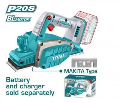 TOTAL  CEPILLO ELÉCTRICO DE MADERA  20V  TRLI20401 320W World Shop
