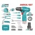 TOTAL  KIT DE  HERRAMIENTAS  THKTHP10892 89PCS World Shop