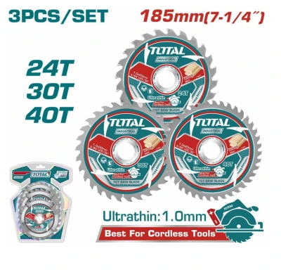 TOTAL JUEGO DE 3 DE DISCO DE CORTE TCT ULTRAFINA    TAC236185 World Shop