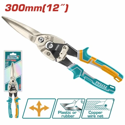 TOTAL  TIJERA DE AVIACION LARGA (RECTA ) 300MM  THT525106 World Shop