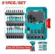 TOTAL JUEGO DE DESTORNILLADORES DE IMPACTO 51PCS   TACSDL25106 World Shop