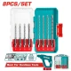TOTAL  BROCA KIT PARA TALADRO PERCUTOR 8PCS   TACSDL11806 World Shop