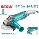 TOTAL  AMOLADORA ANGULAR   TG10911576  960W World Shop