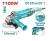 TOTAL AMOLADORA ANGULAR  TG110125565  1100W World Shop