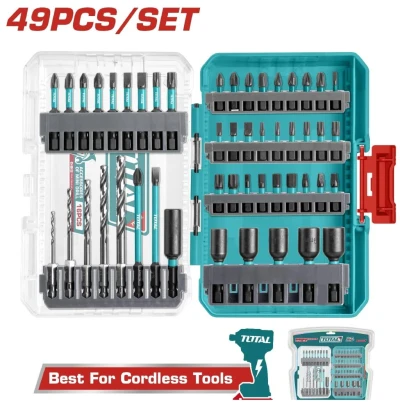 TOTAL BROCA KIT PARA TALADRO 49PCS   TACSDL24906 World Shop