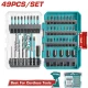 TOTAL BROCA KIT PARA TALADRO 49PCS   TACSDL24906 World Shop