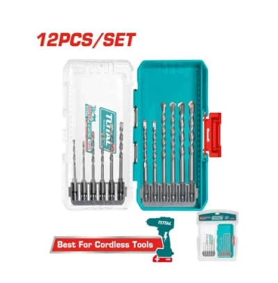 TOTAL JUEGO DE BROCAS 12 PCS TACSDL12206 World Shop