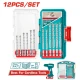 TOTAL JUEGO DE MECHAS PARA CONCRETO 12 PCS TACSDL12206 World Shop