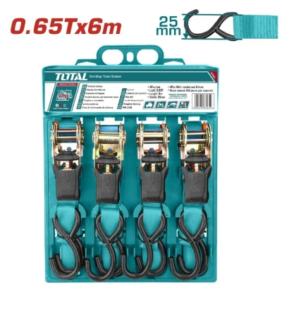 TOTAL CATRACA 4PCS  6M X 25MM THTRS065606  World Shop