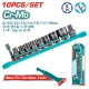 TOTAL JUEGO DE SOCKET DE IMPACTO 10PCS  THTISD38104 World Shop