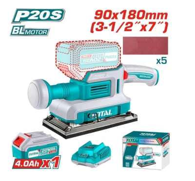 TOTAL LIJADORA DE ACABADO  TFSLI20311 20V  World Shop