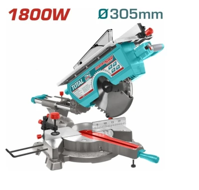 TOTAL SIERRA INGLETADORA RADIAL  PARA MADERA CON BANCO TMS43183051 1800W World Shop