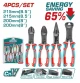 TOTAL  ALICATES DE COMBINACION  4PCS   THT2CK241S World Shop