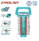 TOTAL  JUEGO DE DADOS CR-V  1/4   27PCS   THT141271    World Shop