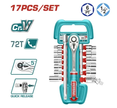 TOTAL JUEGO DE DADOS CR-V 1/2 17PCS THT121171 World Shop