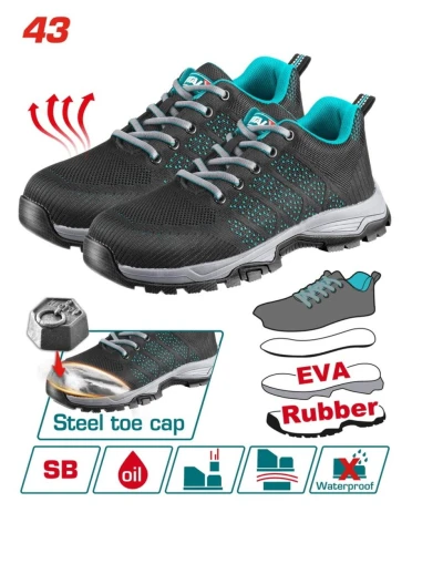 TOTAL  BOTAS DE SEGURIDAD  TSP206SB.43 NEGRO  World Shop
