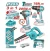 TOTAL  COMBO 3PCS  TOSLI250182 TALADRO +ATORNILLADOR+SOPLADOR World Shop