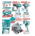 TOTAL COMBO INALAMBRICA 4PCS   TOSLI241297 World Shop