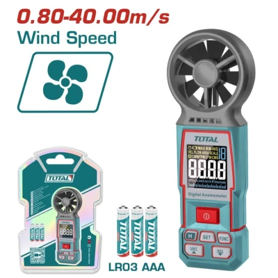 TOTAL ANEMÓMETRO DE ALTA PRECISIÓN   TETAN031  World Shop